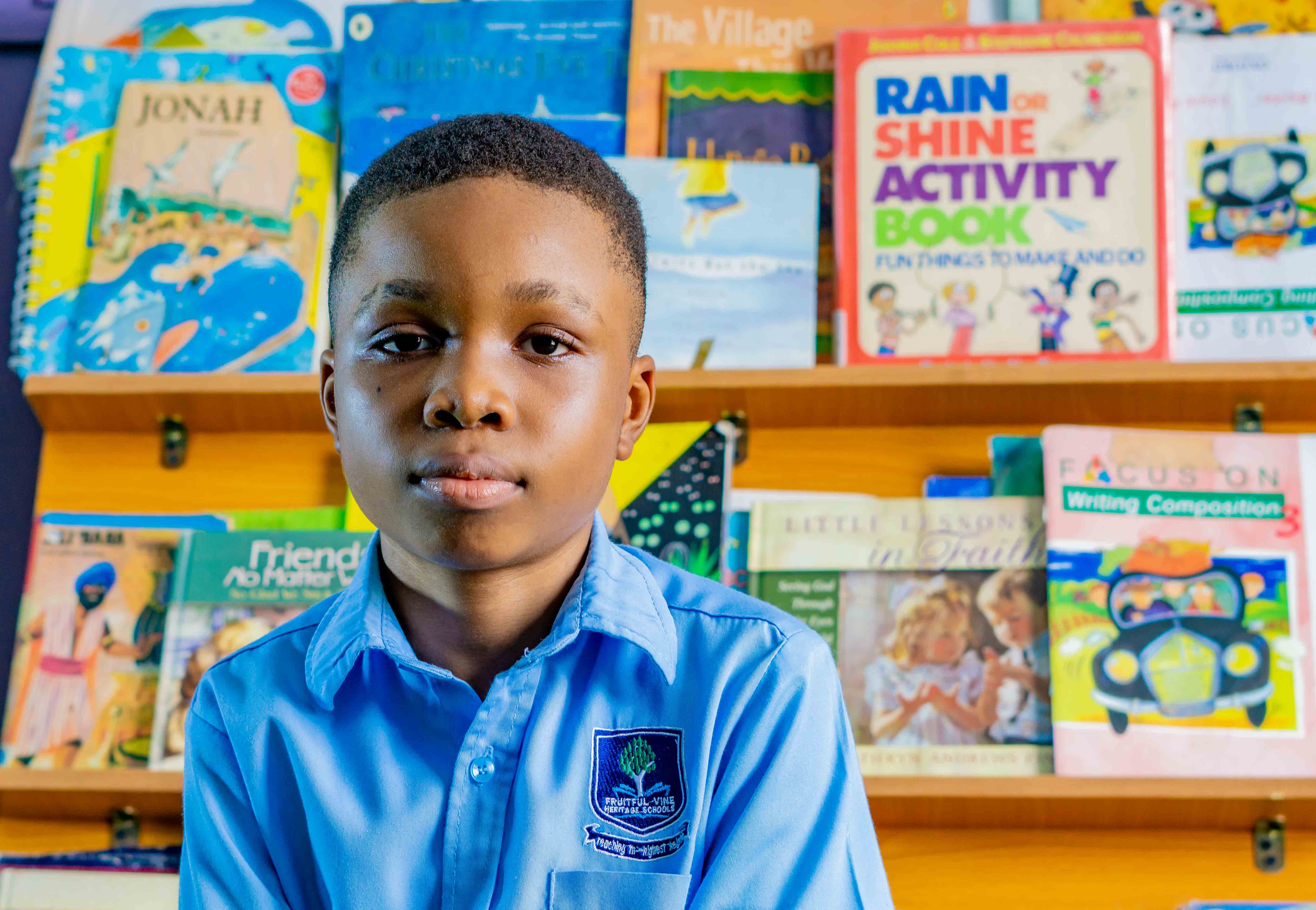 FVHS pupil in school uniform